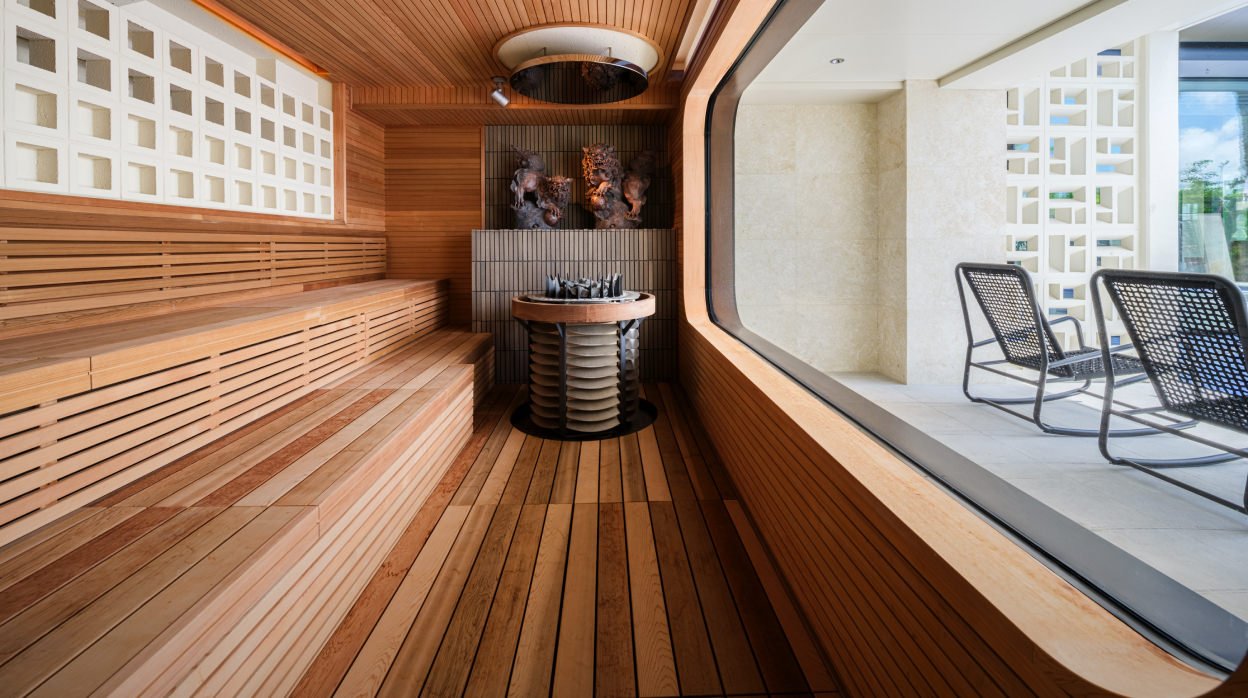 Seven x Seven sauna amenity